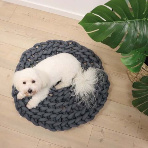Ollipet Nordic Knitted Mat I koksgrå 70cm