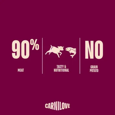 Carnilove Jerky Lamb with Salmon hundegodbidder med høj kødandel uden korn og kartoffel