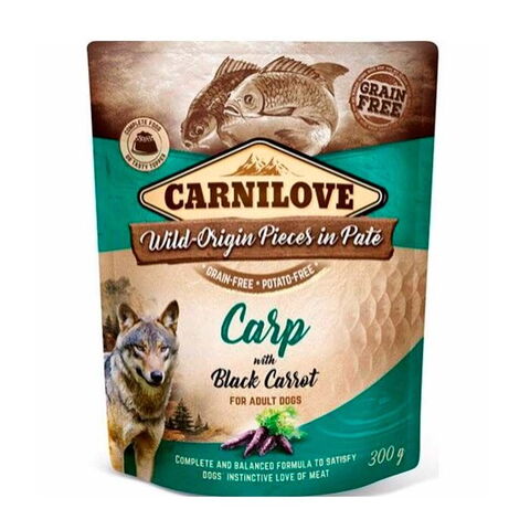 Carnilove Pouch Pate Carp With Black Carrot