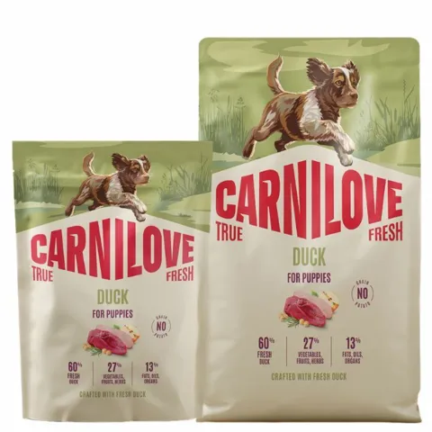 Carnilove True Fresh Duck Puppy kornfrit tørfoder til hvalpe