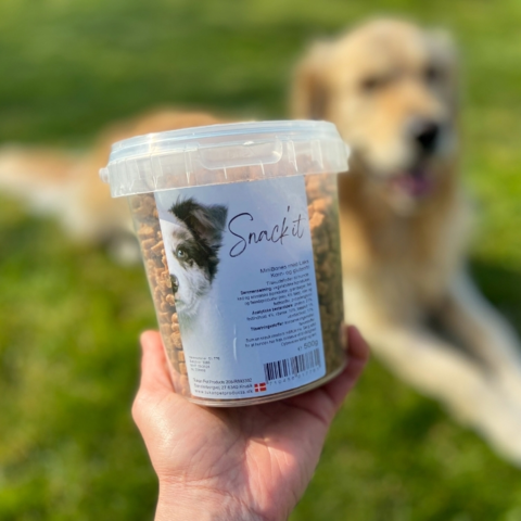 Snack'it Semi-Moist Mini Bones med laks
