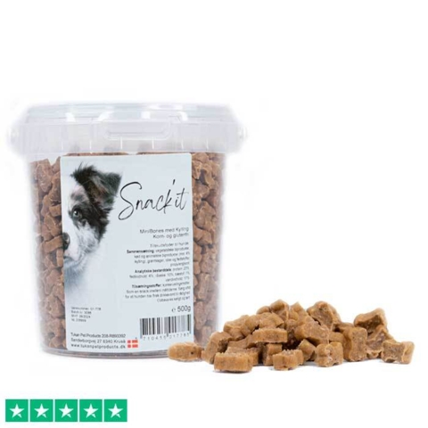 Snack'it Mini Bones Kylling 500 g
