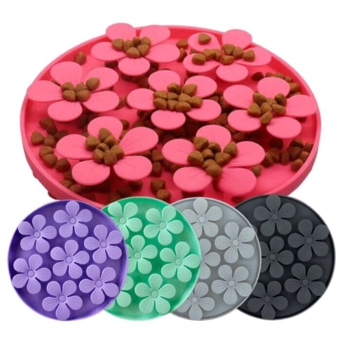 Ollipet Blomster slikkemåtte | 5 farver