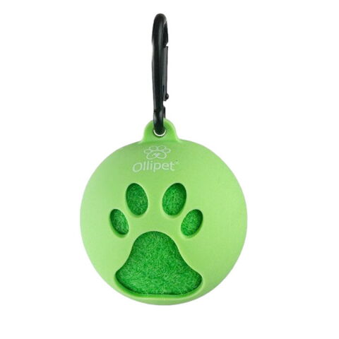 Tennisbild til hunde med holder | Grøn