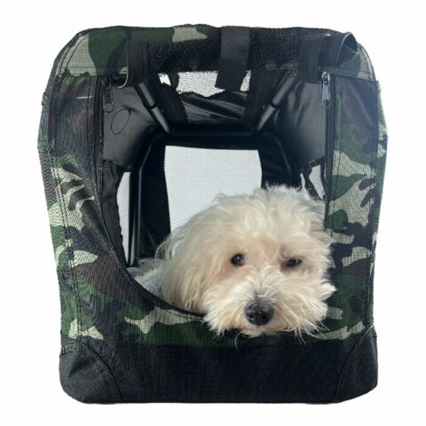 Ollipet Soft Transporttaske | Camouflage er perfekt til de trætte hunde