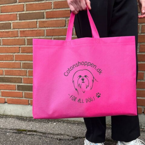 Cotonshoppens Shoppingbag | flot pink net