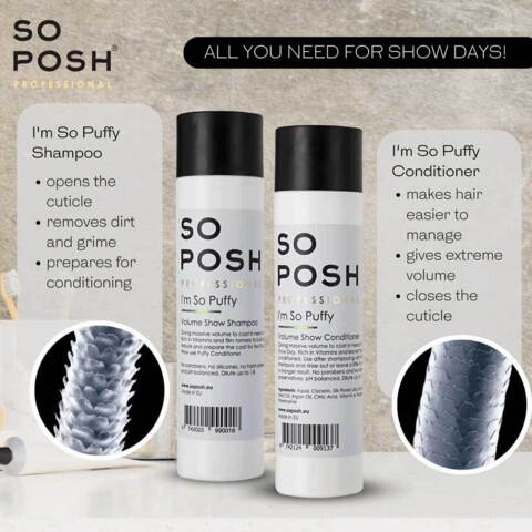 Egenskaber af So Posh Professional I'm So Puffy Shampoo