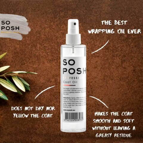 So Posh Professional Coat Oil er en fantastisk wrapping oil