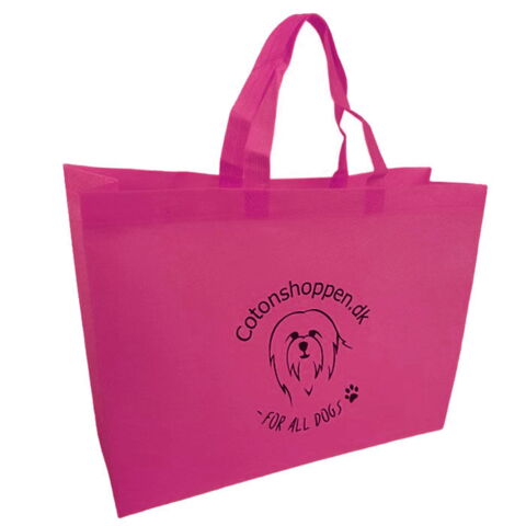 Cotonshoppens Shoppingbag i pink