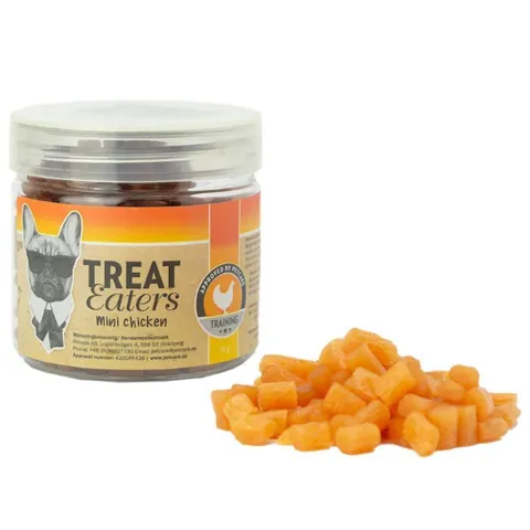Treateaters Mini Duck Cubes 70g hundegodbid med kylling.