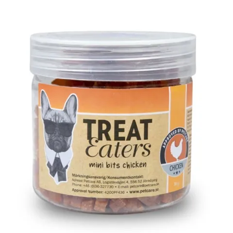 Treateaters Mini Bits Kylling 70g - små lækre snacks med kylling