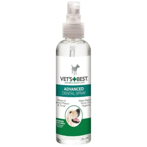 Vet's Best Dental Spray udviklet til at støtte din hunds daglige mundhygiejne