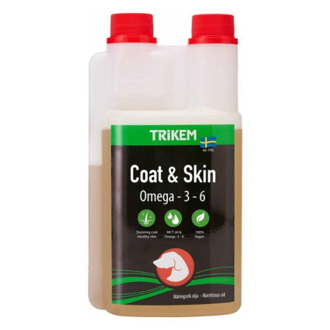 Trikem Coat & Skin 500ml er en nærende og vegansk olie