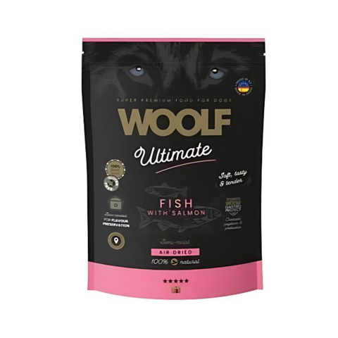 Woolf Ultimate, Fisk med Laks 1kg er 100% naturligt