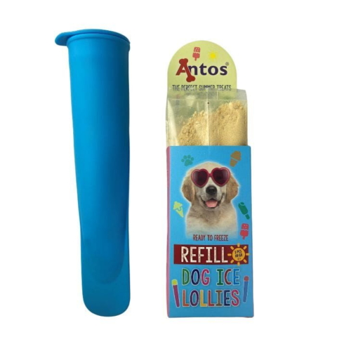 Sæt med Antos hundeis og en pakke refills | Lav 4 lækre is