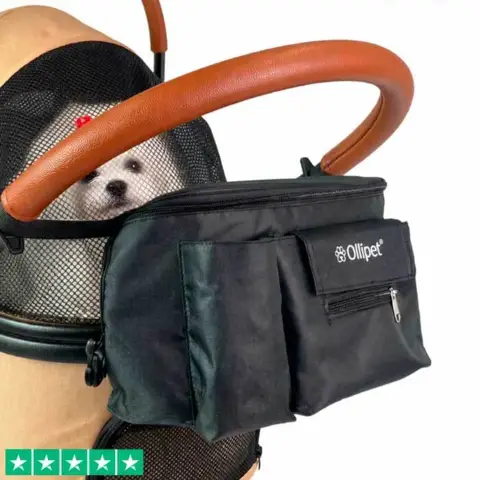 Ollipet opbevaringstaske kan indeholde alt fra hundegodbidder til nøgler