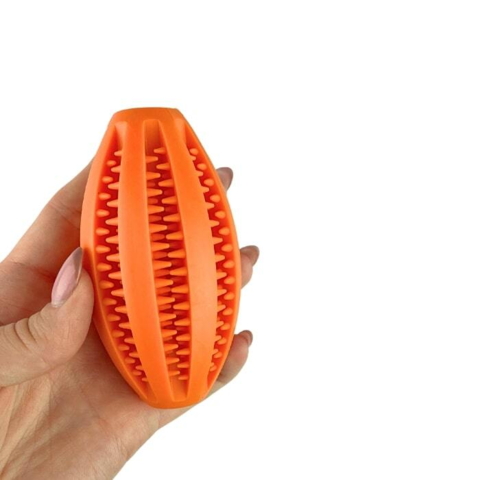 Ollipet Dentaplay turbo hundelegetøj orange small