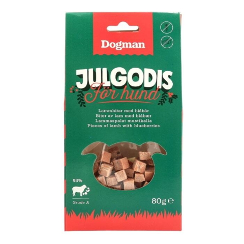 Kornfrie julegodbidder fra Dogman. Perfekt til julemånederne.