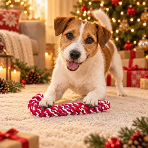 Dogman reb julestok til hunde.