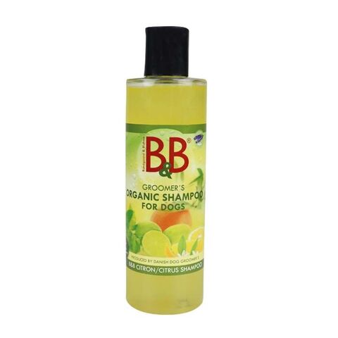B&B Citrus shampoo | Økologisk hundeshampoo | 250ml