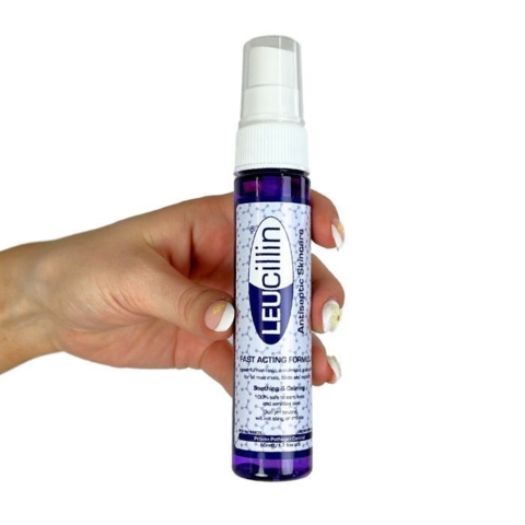 Hurtigvirkende, effektiv og desinficerende Leucillin spray