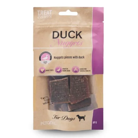 Hundesnacks med and til både små og store hunde