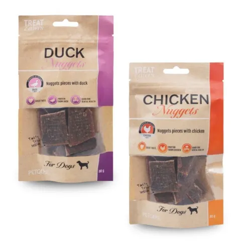 Lækre nuggets fra Treateaters med and eller kylling