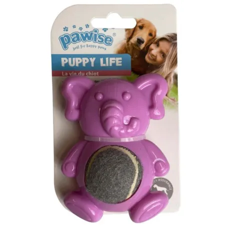 Pawise Puppy Life Elefant m. Tennisbold