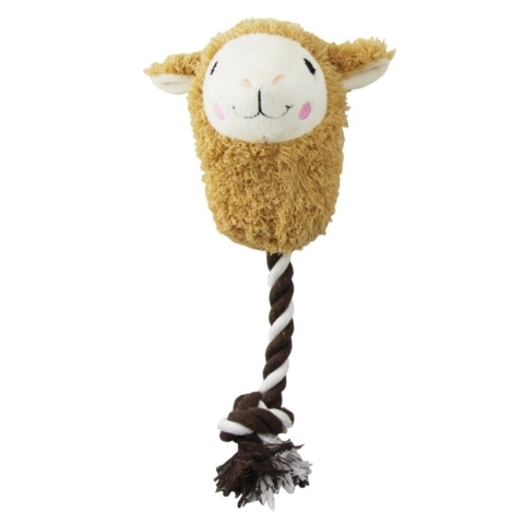 Pawise - Lama af plys m. reb leveres i assorterede farver