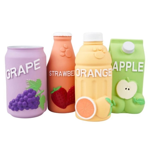 Juiceformet latex hundelegetøj fra Ollipet