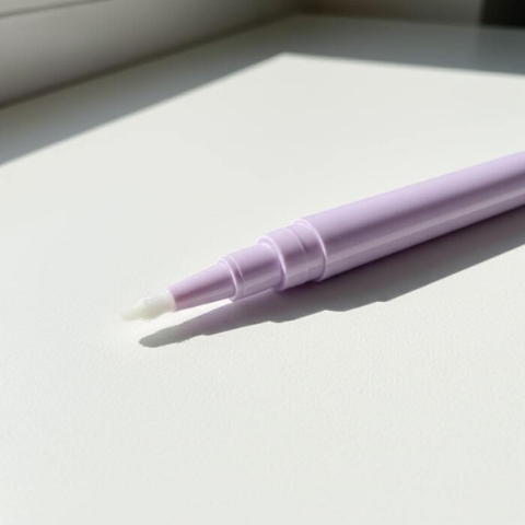 Tandbørste og tandpasta i ét.