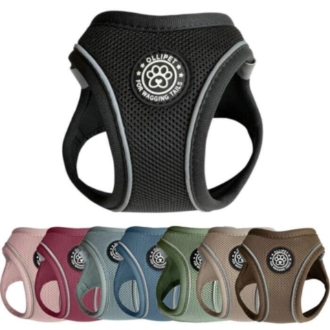 En godt og let step-in sele fra Ollipet. Perfekt til hvalpe og mindre hunderacer