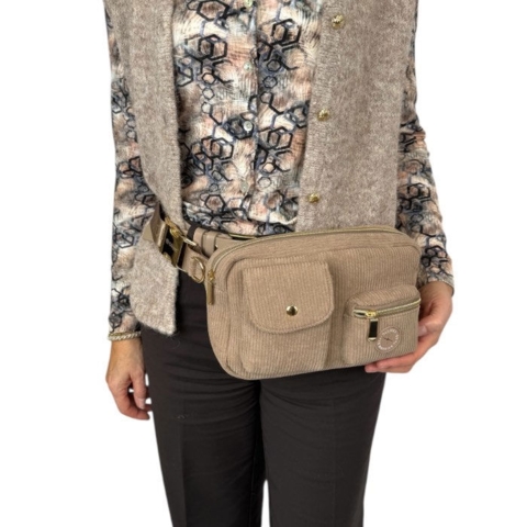 Ollipet Bijou Crossbody Godbidstaske til hoften - justerbar