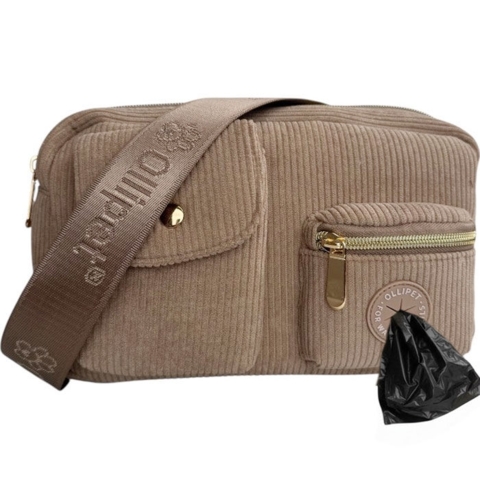 Ollipet Bijou Crossbody Godbidstaske | med udtræk til pølleposer