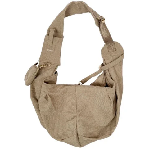 Ollipet Bijou Crossbody Kængurotaske | Hundeslynge i Khaki