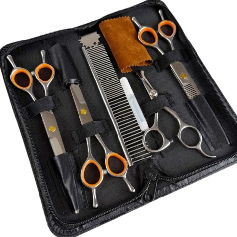 Pawise Pet Grooming Sakse sæt med smørkam