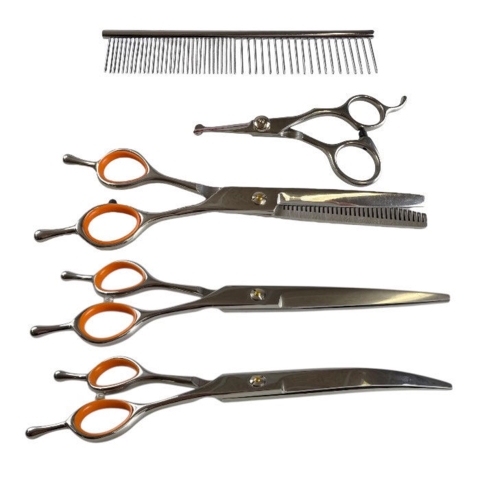 Pawise Pet Grooming Sakse sæt med smørkam