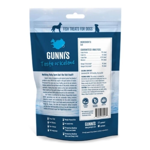 Gunnis Taste of Iceland - Strimler med Torskeskind