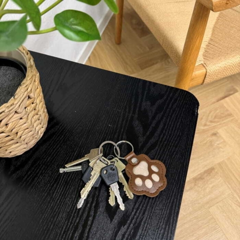 Nøglering med pels fra din hund