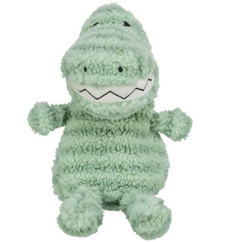 Let og krammevenlig krokodille bamse for alle hunde