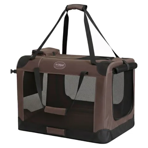 Ollipet Deluxe Soft Transporttaske med tæppe og lomme til godbidder, hundeposer, snor m.m.