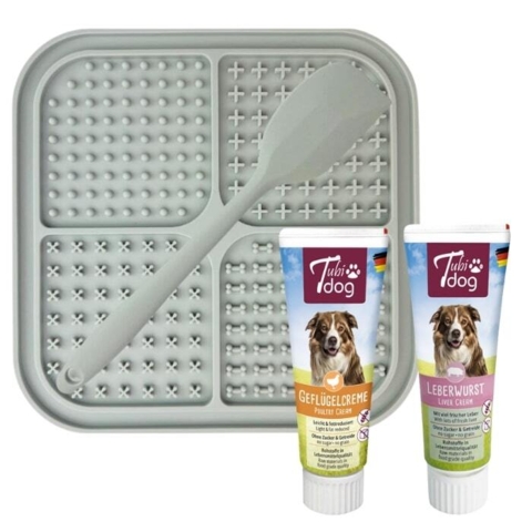 Smart Slikkemåtte og vådfoder dertil.