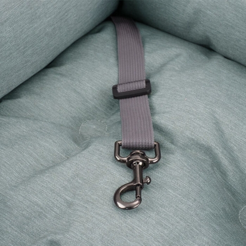 Ollipet comfort autosæde med line til fastgørelse at hundens sele