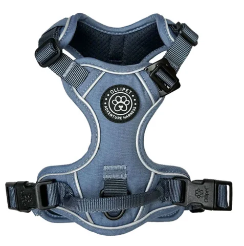 Wagging Tails Adventure Hundesele | Denim Blue