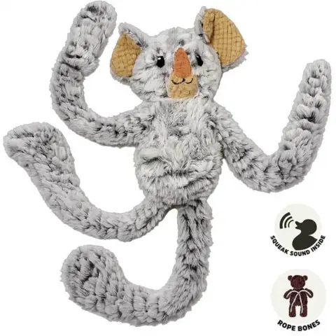 Dogman Koala med reb har indbyggede reb i ben og arme samt en squeaker indeni