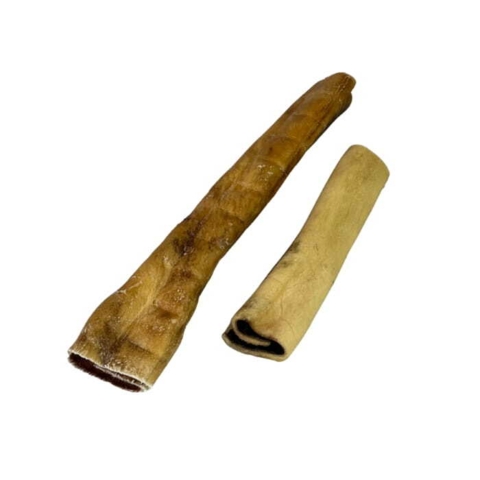 100% Naturligt lufttørret tyggeben af oksehud