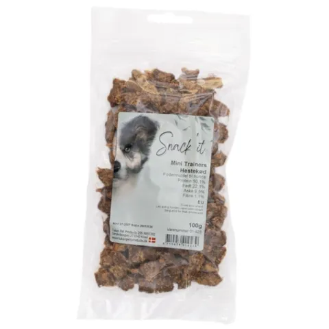 Snack'it Mini Trainers Hest træningsgodbidder til hunde med knasende konsistens