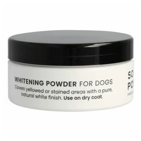 So Posh Coat Whitening Powder dækker misfarvninger i hundens pels