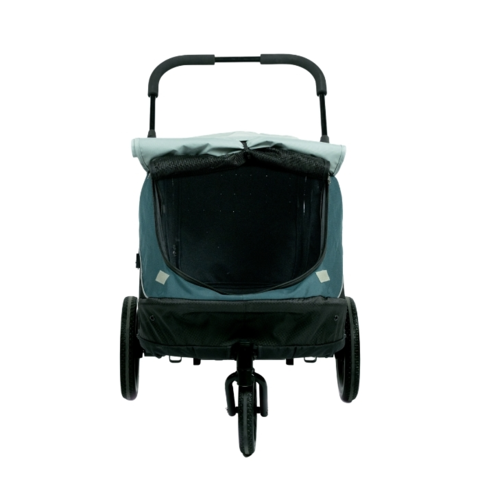 Innopet hundeklapvogn der er ideel til ujævnt terræn