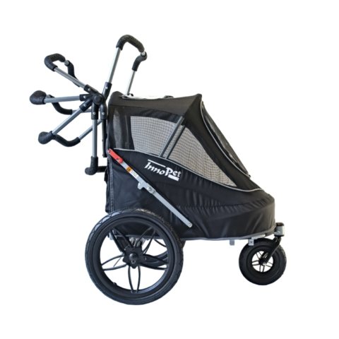 Innopet sporty hundeklapvogn med justerbart håndtag
